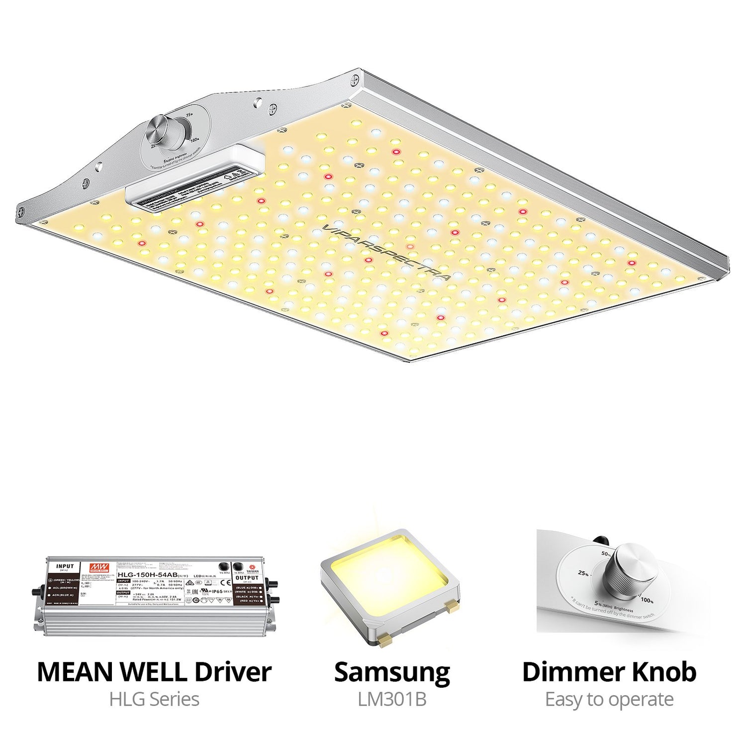 VIPARSPECTRA XS1500 vs SPIDER FARMER SF-1000 LED Grow Light Reviews