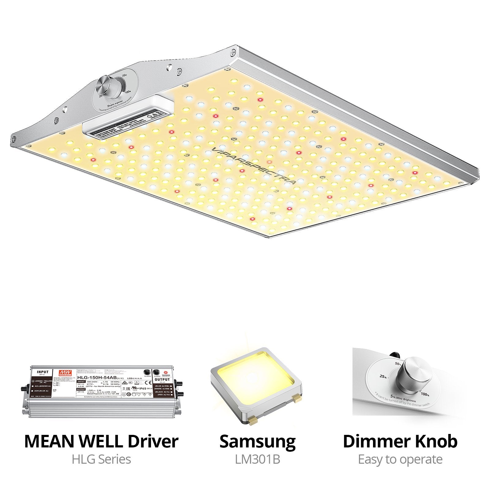 VIPARSPECTRA XS1500 vs SPIDER FARMER SF-1000 LED Grow Light Reviews