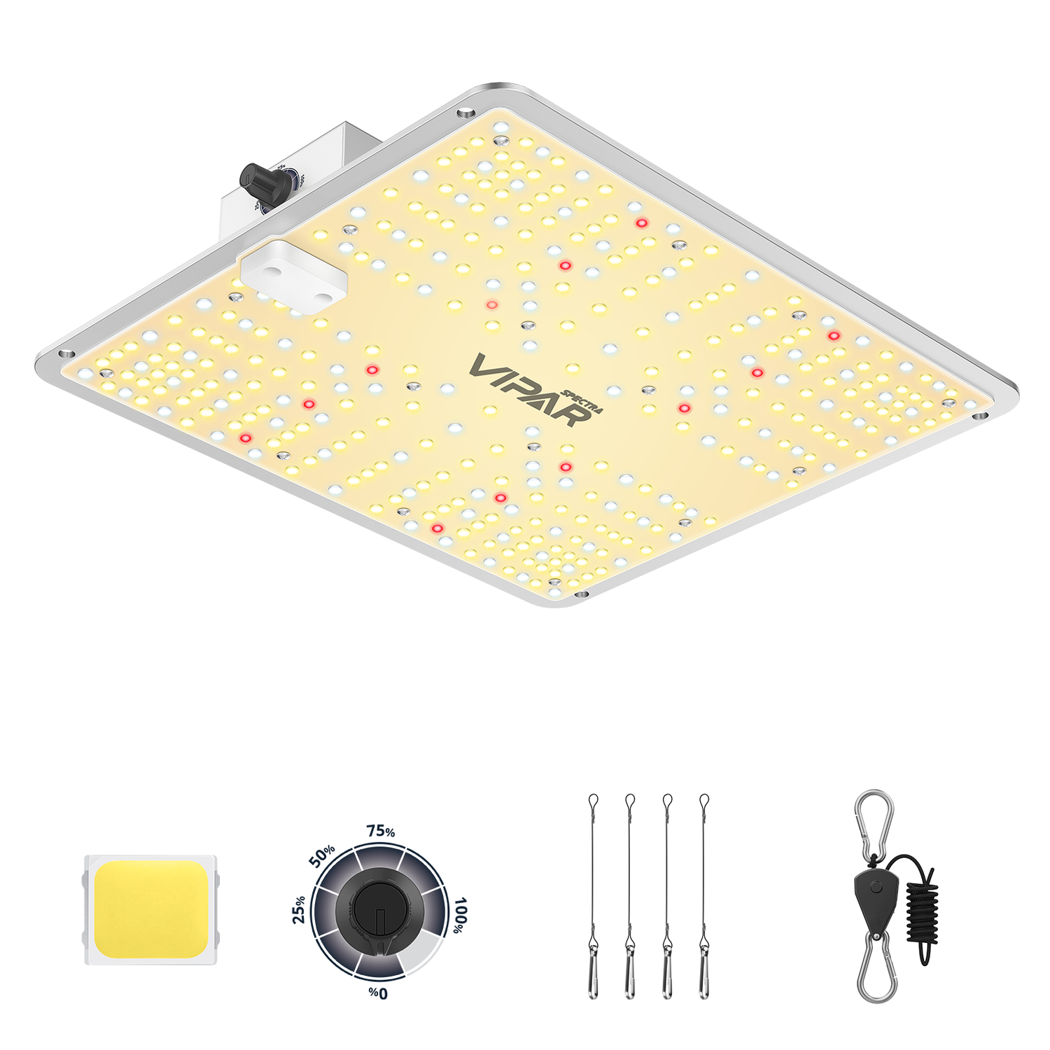 VIPARSPECTRA® 2024 Newest V1000 100W LED Grow Light for Indoor Plants