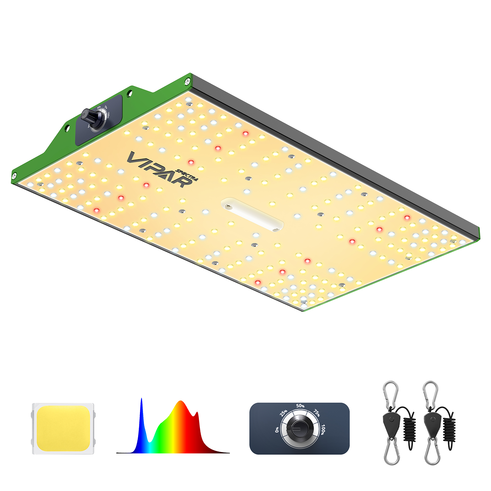 ViparSpectra®2025 USED ARRIVAL P700 70W LED Dimmable Grow Light for 2x