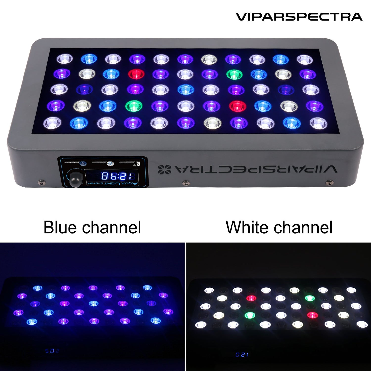 ViparSpectra 2024 Updated V165 110W LED Aquarium Light Timer Control