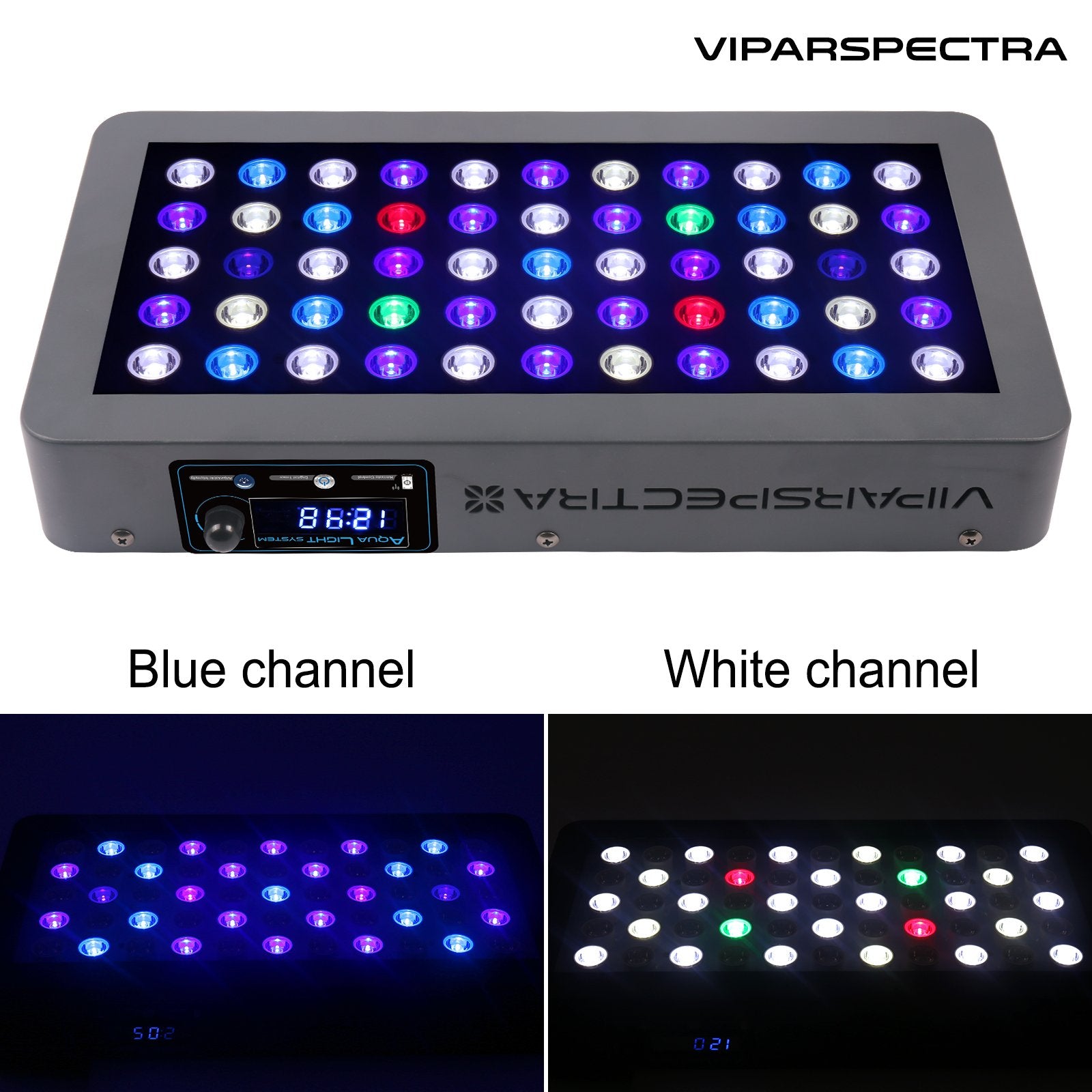 ViparSpectra® 2024 Updated V165 110W LED Aquarium Light Timer Control Series