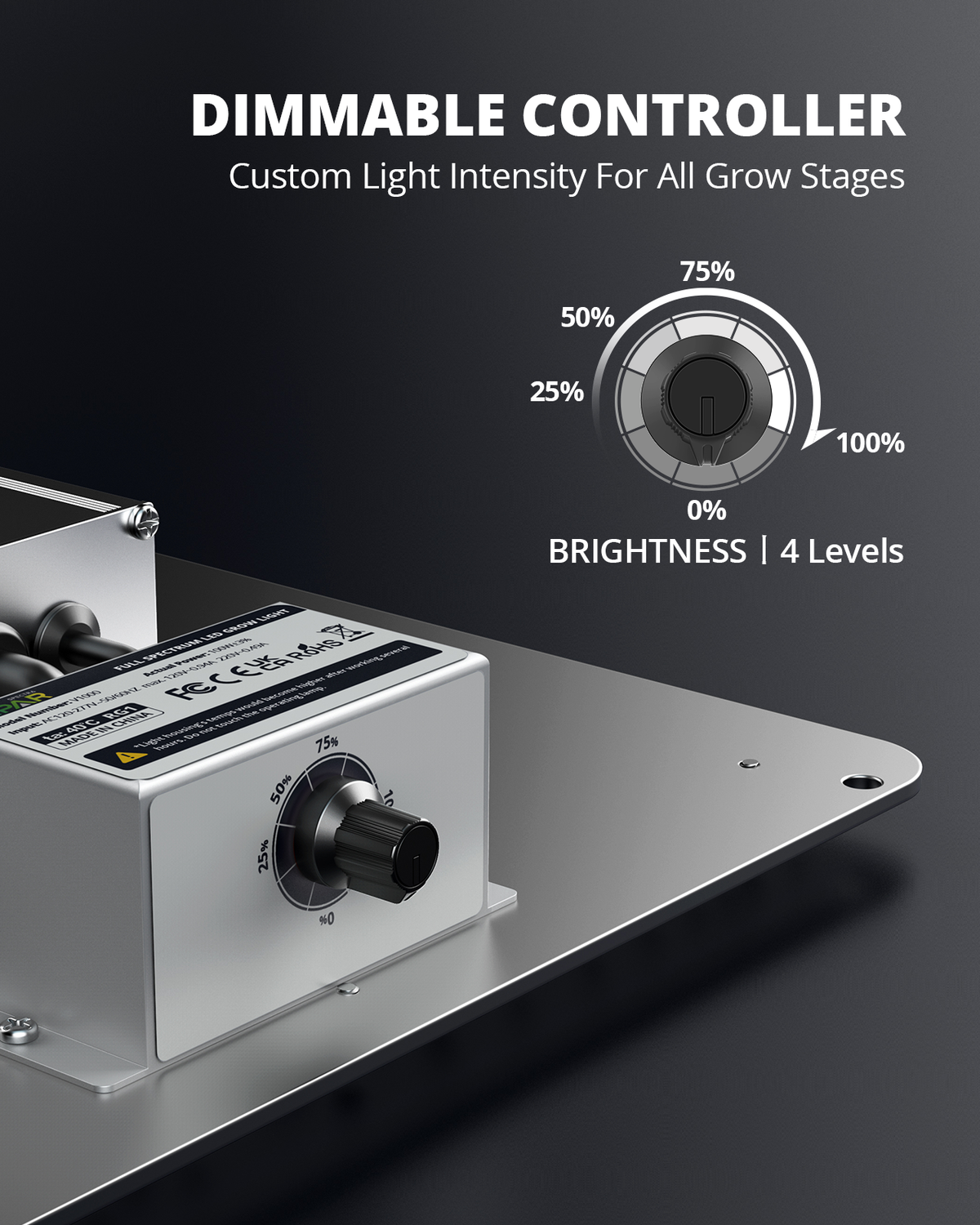 VIPARSPECTRA® 2024 Newest V1000 100W LED Grow Light for Indoor Plants