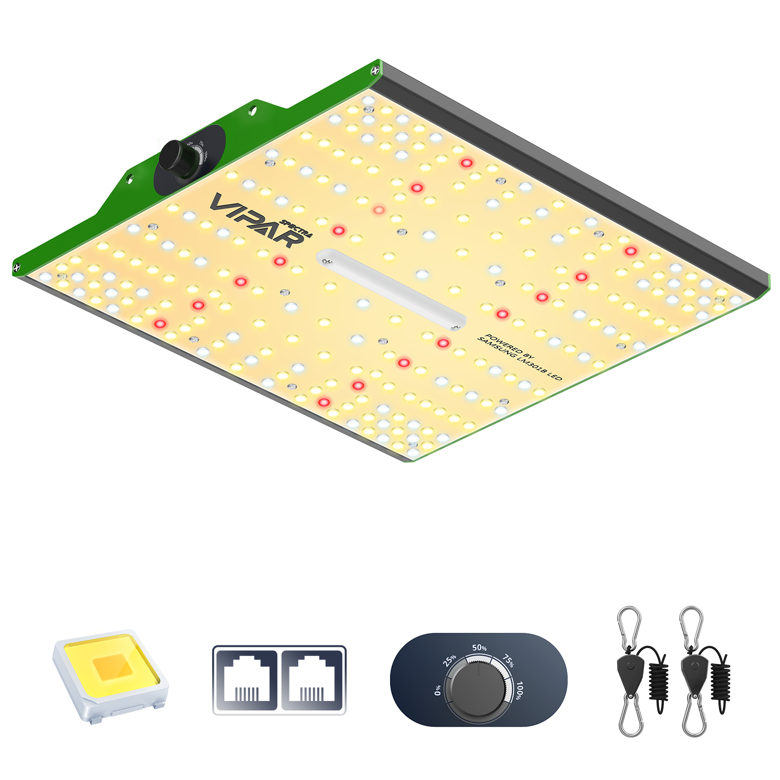 ViparSpectra®P1000 100W LED Grow Light with Daisy Chain Function-USED Condition