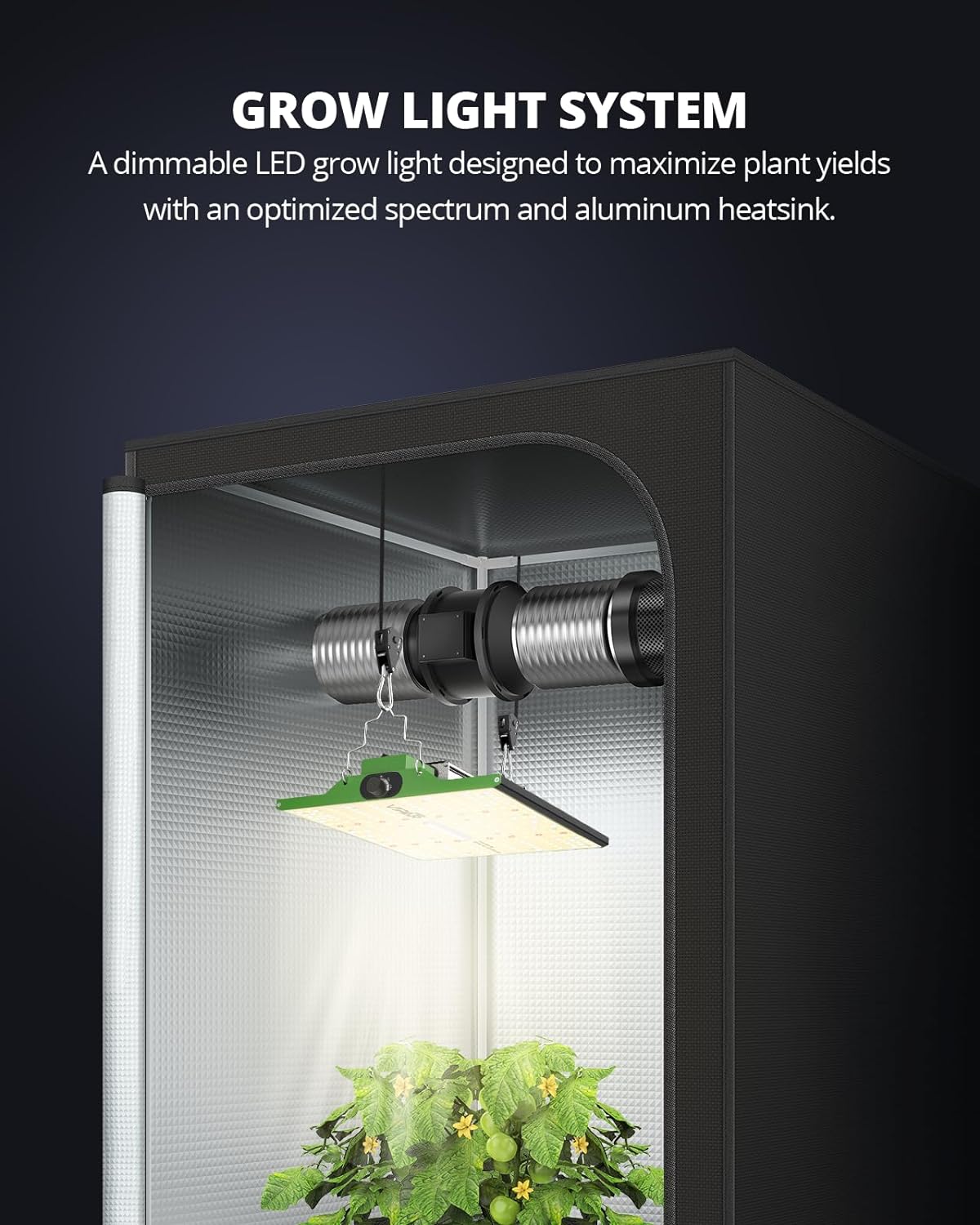 ViparSpectra® Newest P2000 250W Led Grow Light Full Spectrum with Daisy Chain Function