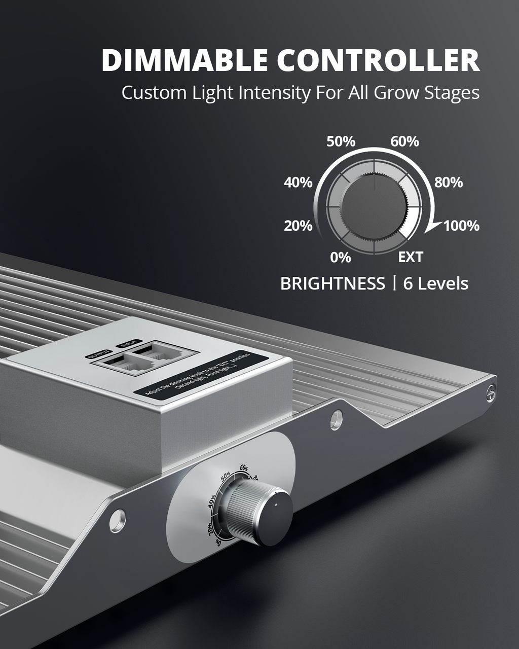 ViparSpectra®  Upgraded XS1000 100W LED Grow Light, include Daisy Chain Function