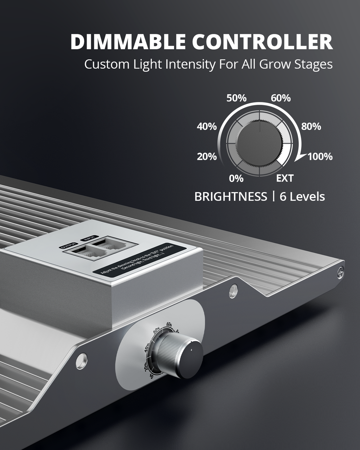 ViparSpectra® 2025 Upgraded XS1000 100W LED Grow Light, include Daisy Chain Function