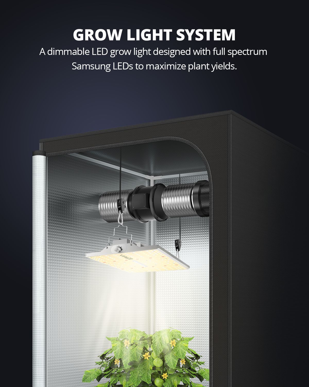 ViparSpectra 2023 Upgraded XS4000 400W Infrared Full Spectrum LED Gro