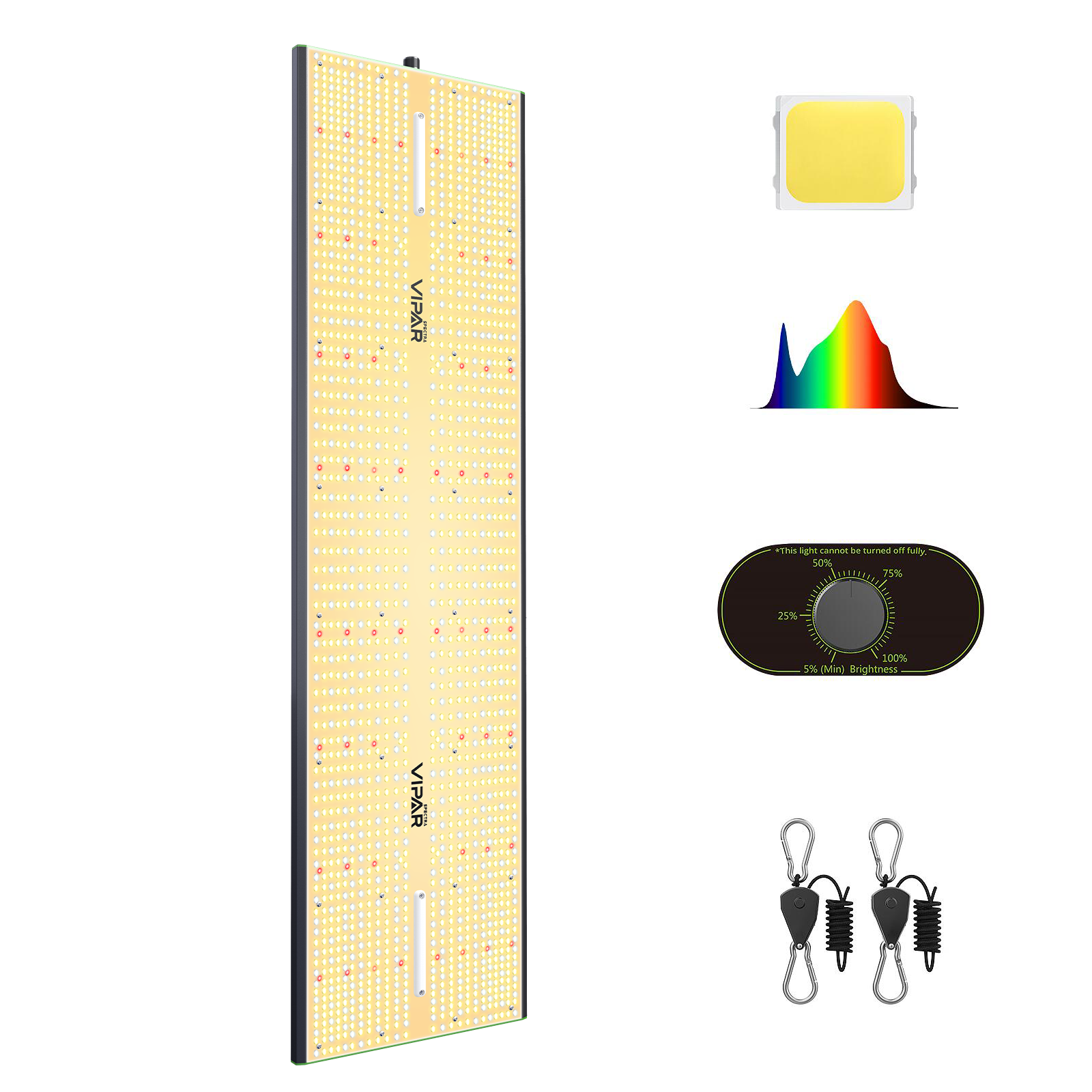 ViparSpectra® 2024 Updated P4000 420W Full Spectrum Led Grow Light