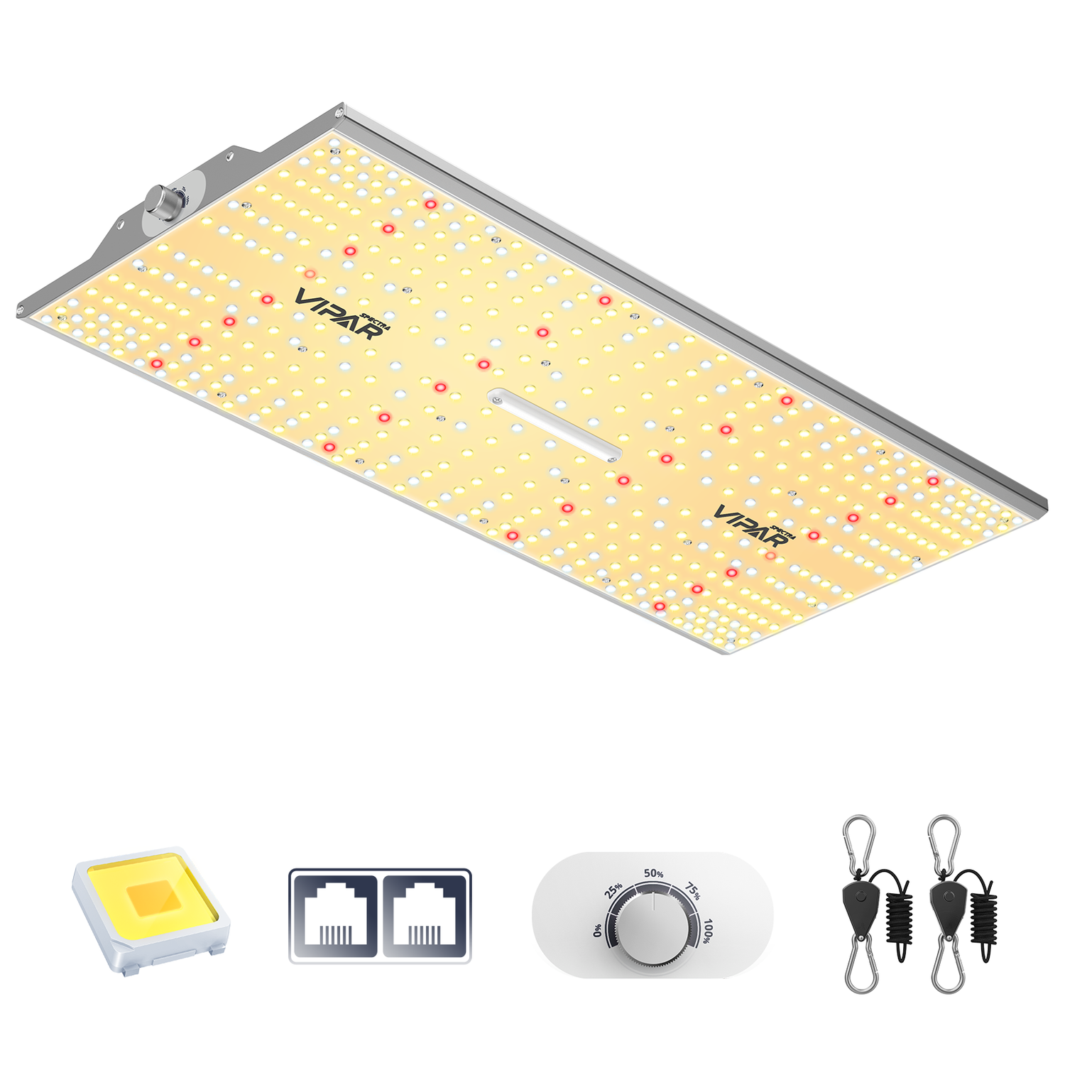 ViparSpectra® 2024 Upgraded XS2000 220W LED Grow Light, include Daisy Chain Function