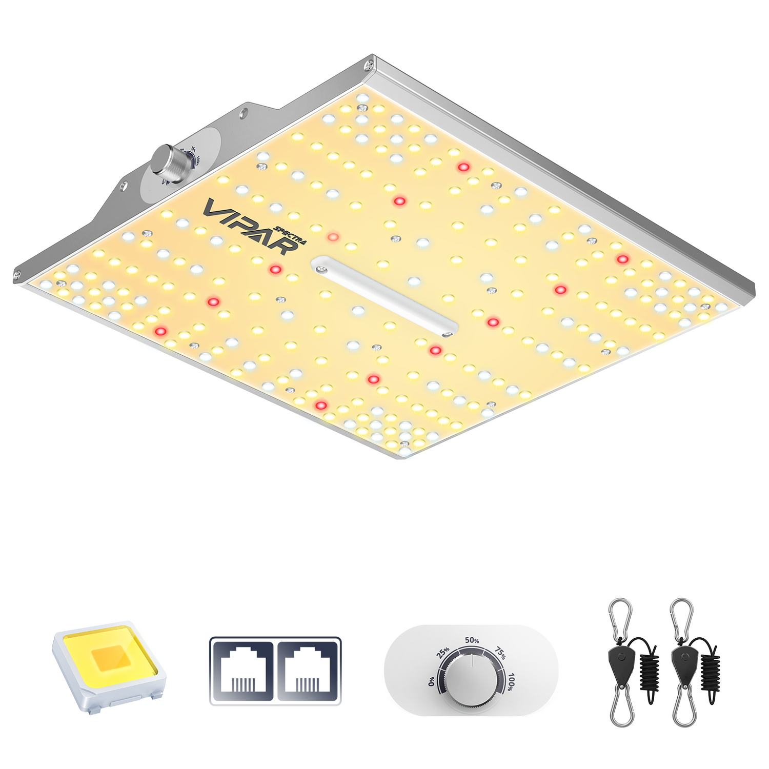 ViparSpectra® 2024 Upgraded XS1000 100W LED Grow Light, include Daisy Chain Function