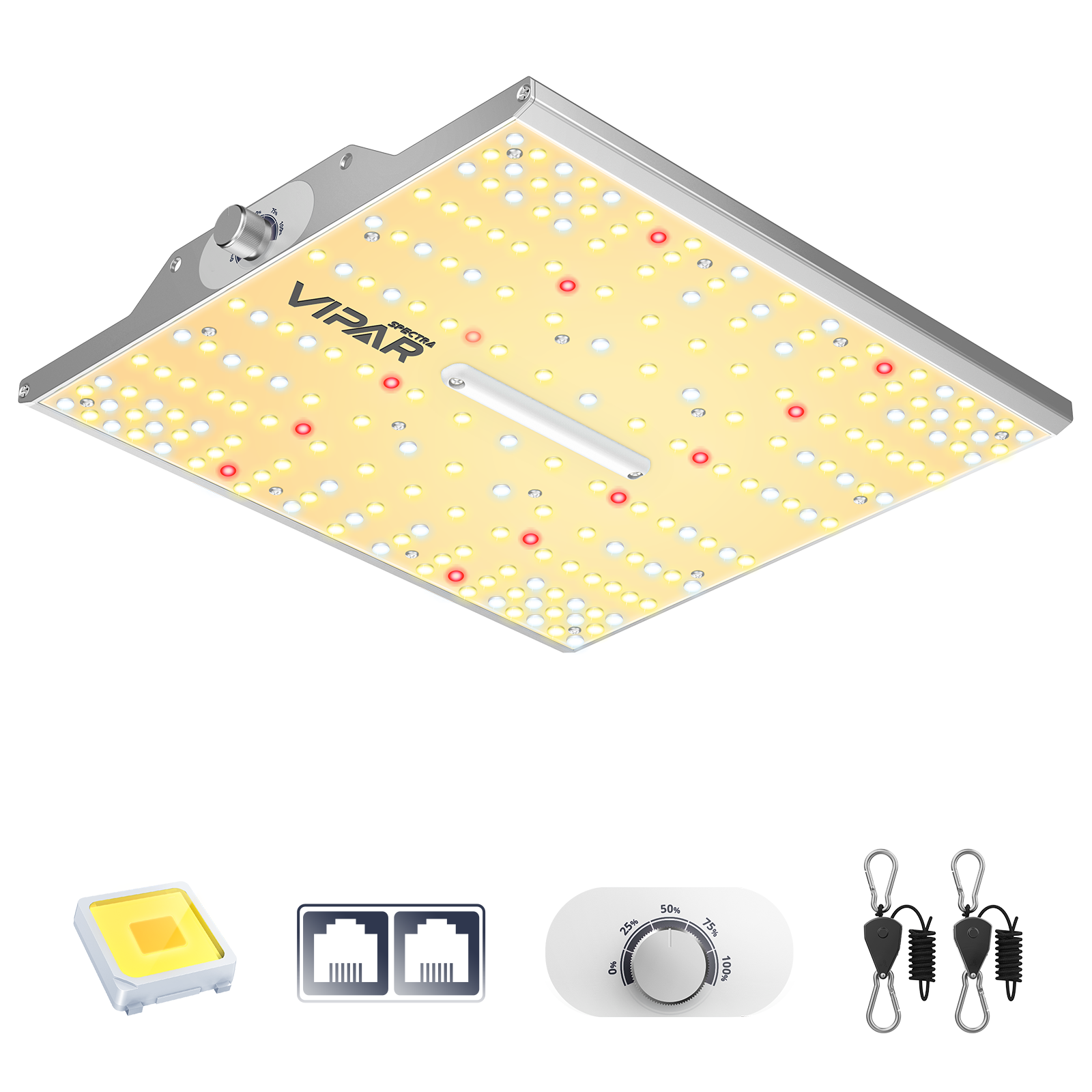 ViparSpectra 2023 Upgraded XS1000 100W LED Grow Light include Daisy Chain Function
