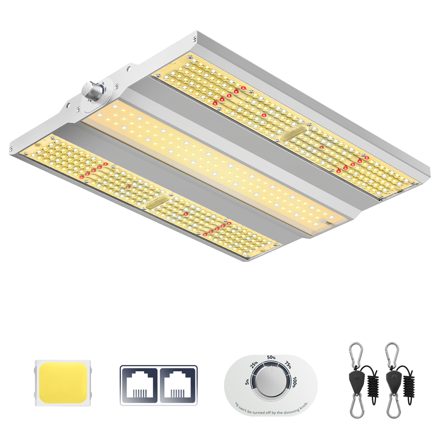 ViparSpectra 2024 Lens Design XS1500 Pro 150W LED Grow Light